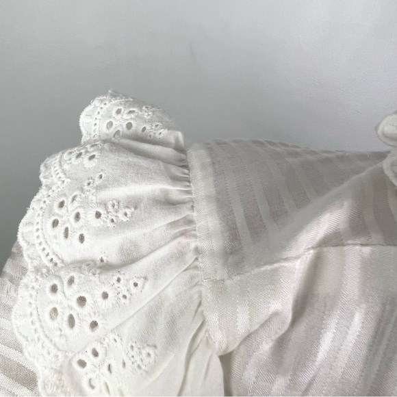 NEW CAMI NYC WHITE STRIPED ROMPER - Picture 9 of 12